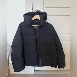 Uniqlo Black Waterproof Puffer Jacket